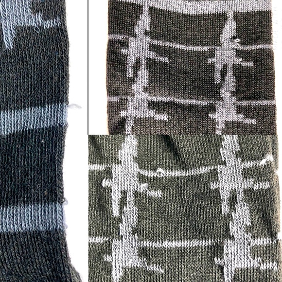 3/$15 NEW Knee High Dress Socks Long Black Gray Women’s UNISEX NWOT - Picture 7 of 15